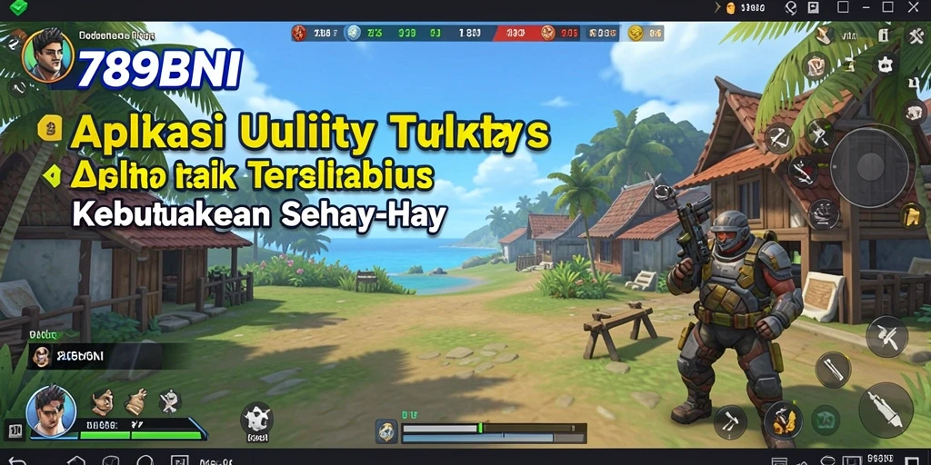 Tampilan antarmuka pengguna aplikasi Utility 789BNI yang intuitif.