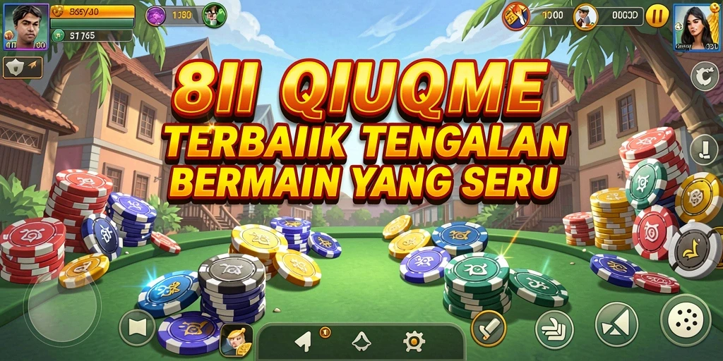 Gameplay seru QiuQiu di 8II dengan grafis menarik.