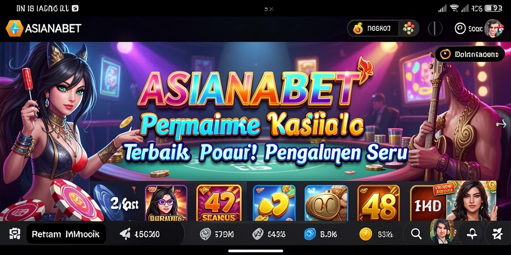 Tangkapan layar ASIANABET menunjukkan gameplay Kasino yang mengasyikkan.