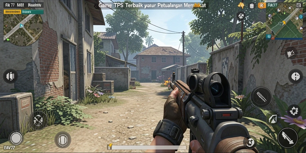 Tampilan menyeramkan dan menarik dalam gameplay TPS FAV77.