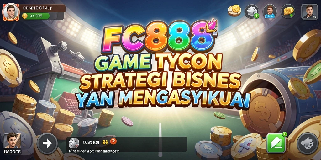 Screenshot gameplay FC888 menampilkan keseruan dan strategi dalam bisnis Tycoon.
