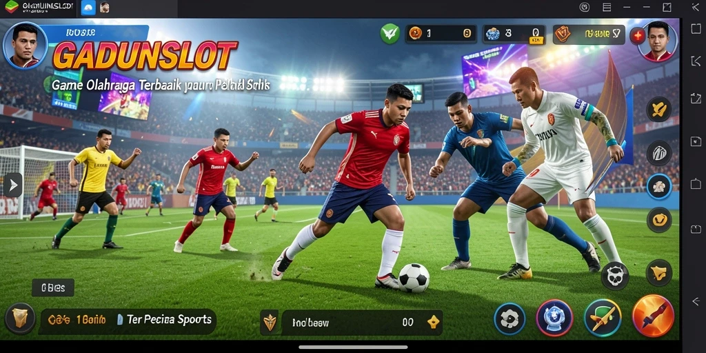 Tampilan gameplay seru dengan banyak cabang olahraga.
