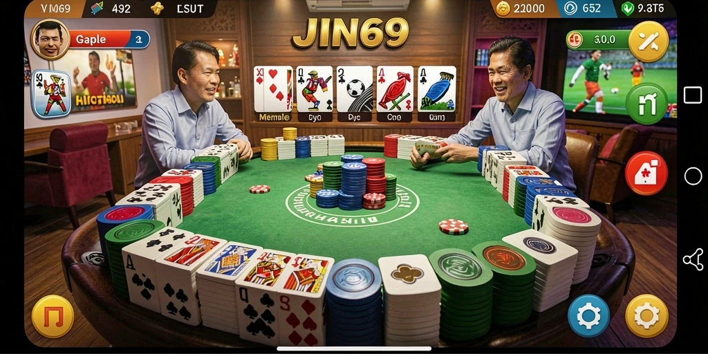 Tampilan gameplay JIN69 yang seru dan interaktif.