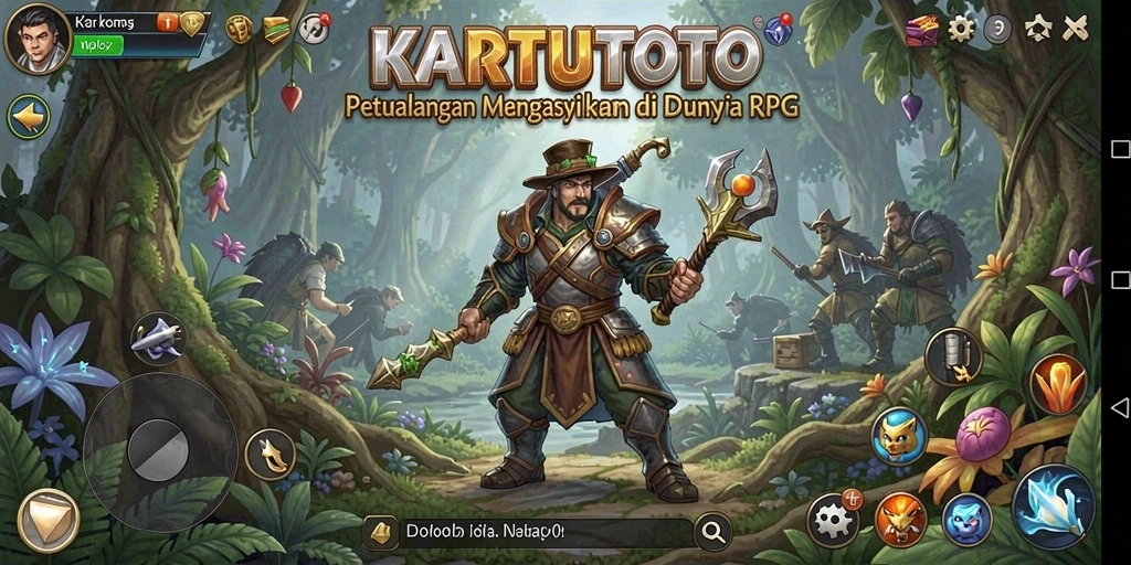 Screenshot gameplay KARTUTOTO menunjukkan aksi seru dan karakter berani.