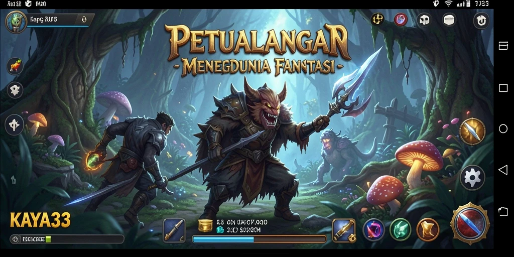 Screenshot KAYA33 menampilkan aksi seru dalam petualangan yang menegangkan.