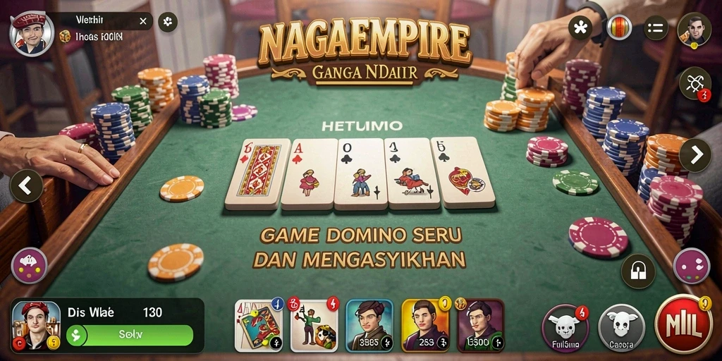 Tampilan gameplay NAGAEMPIRE yang seru dan menarik.