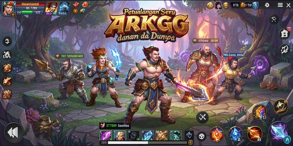 Gameplay aktif ST789 dengan pertempuran seru dan lingkungan yang kaya.